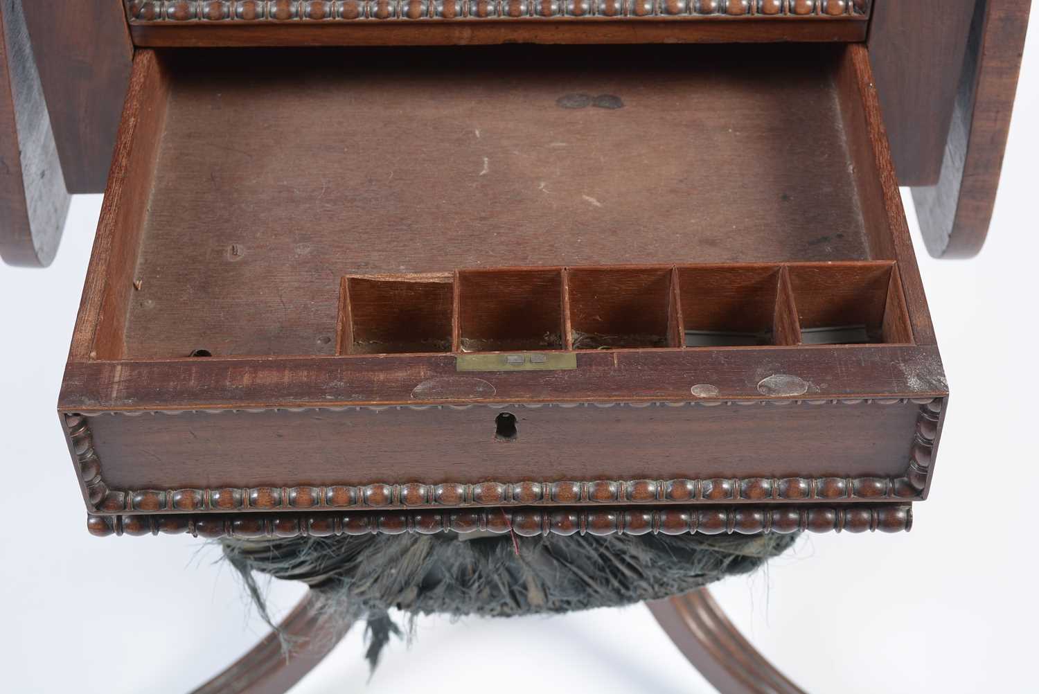 Attributed to William Trotter of Edinburgh: two Regency mahogany work tables - Image 6 of 31