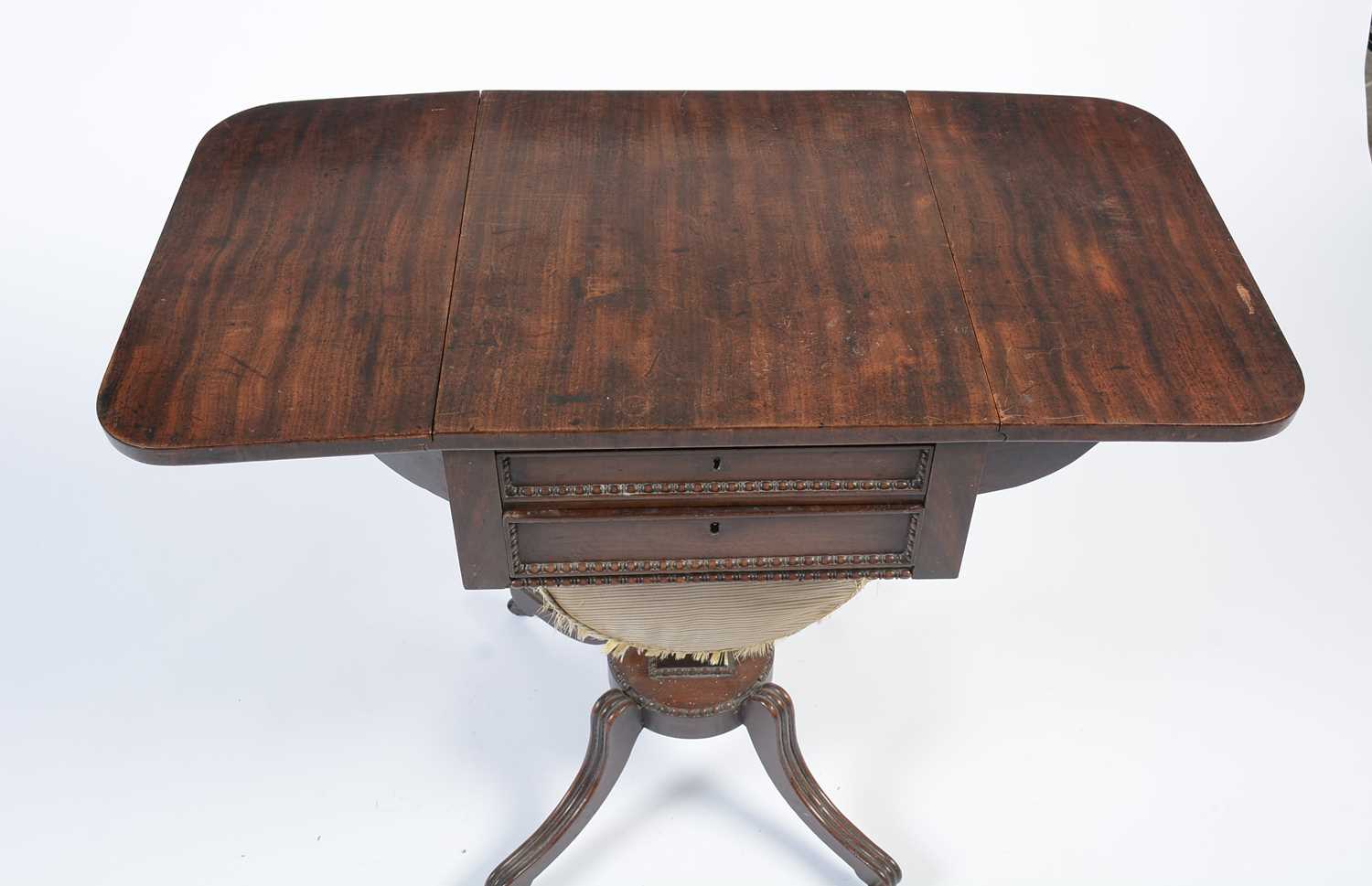 Attributed to William Trotter of Edinburgh: two Regency mahogany work tables - Image 21 of 31