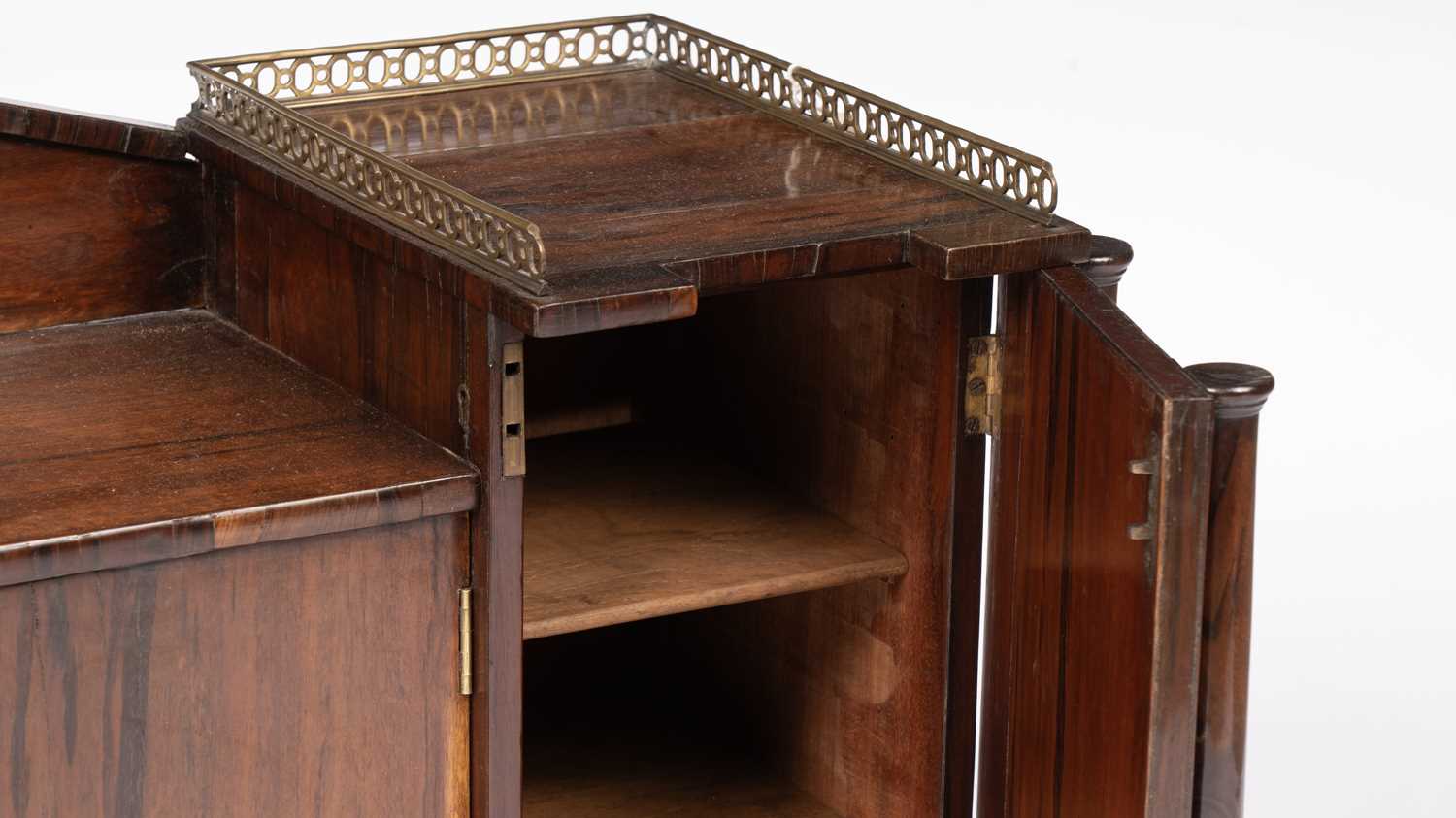 A Regency rosewood cabinet - Image 2 of 12