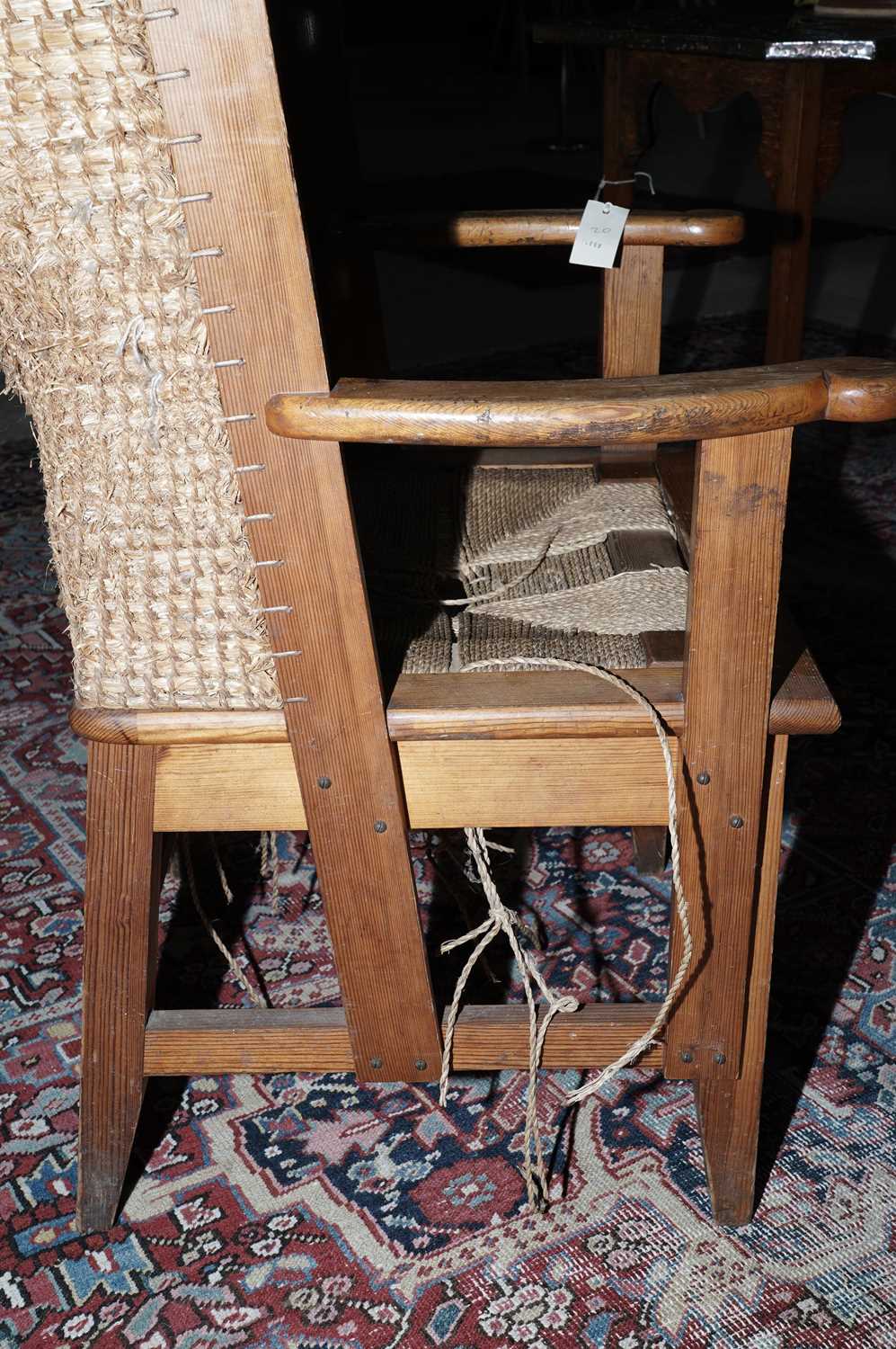 Robert Harcus Towers: A late 20th Century pine Orkney chair - Image 11 of 22