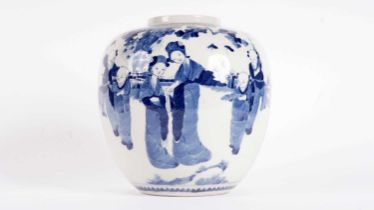 Chinese blue and white ginger jar