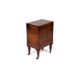 An early 19th Century mahogany wine cooler