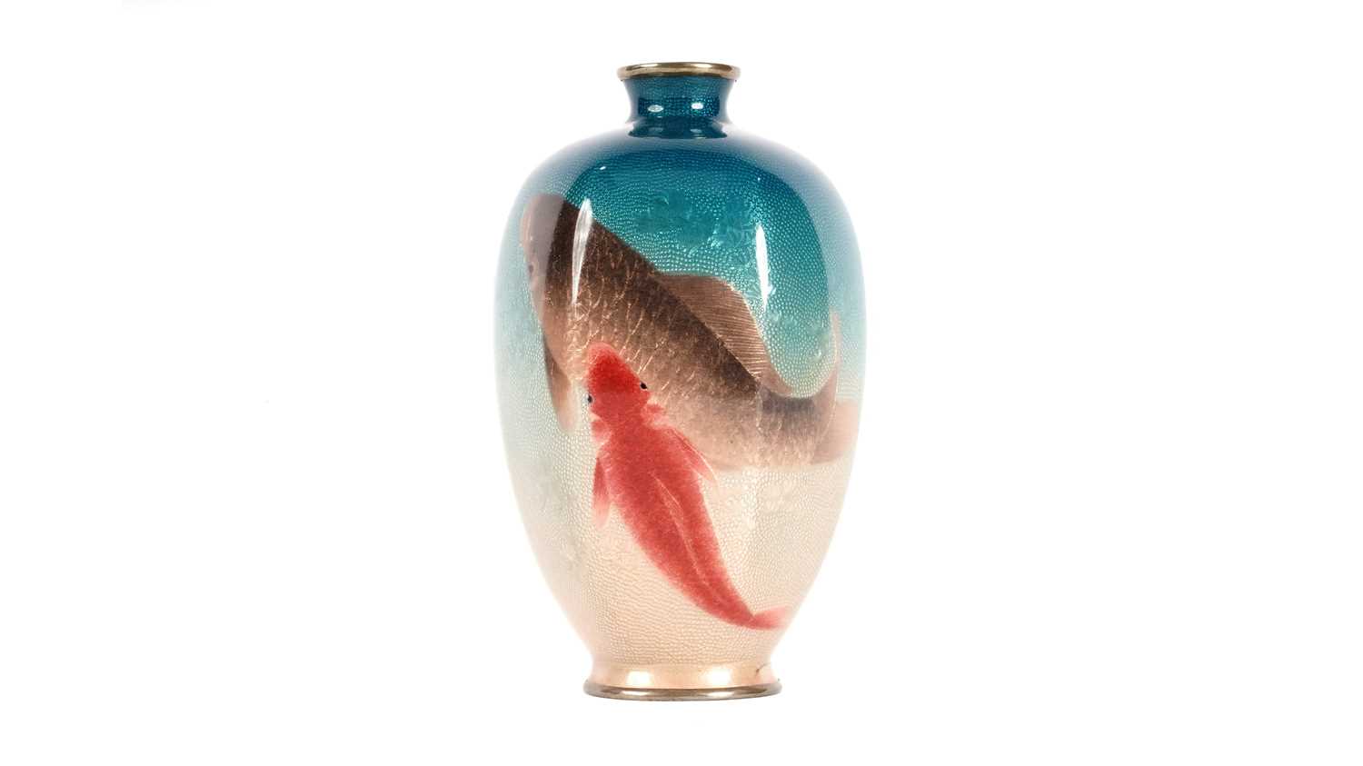 Japanese Ginbari Vase