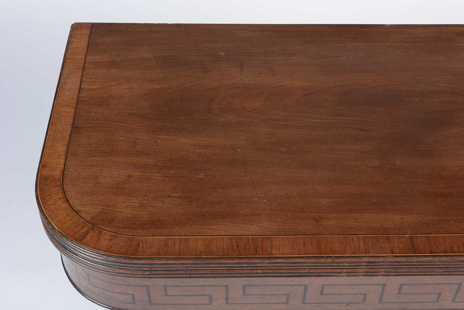 A Regency inlaid mahogany and rosewood crossbanded card table - Image 17 of 18