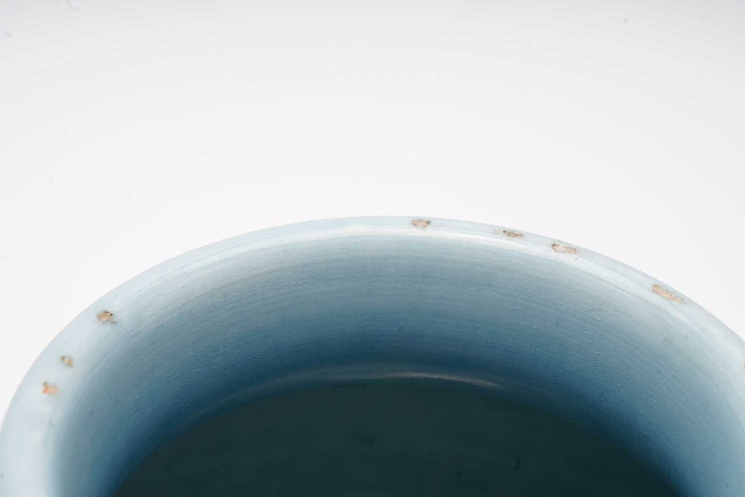 Pale blue celadon glazed vase - Image 9 of 10