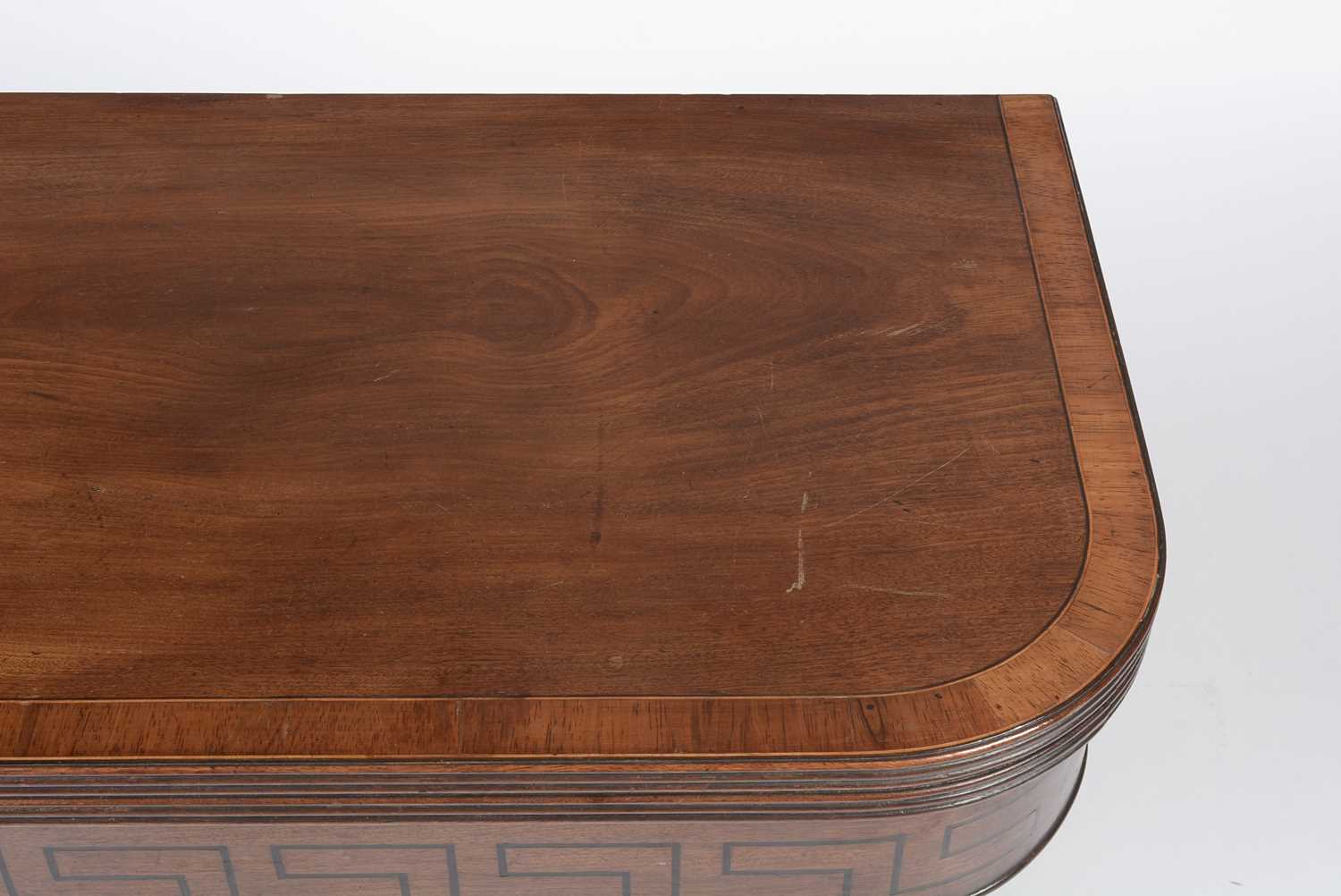 A Regency inlaid mahogany and rosewood crossbanded card table - Image 6 of 18