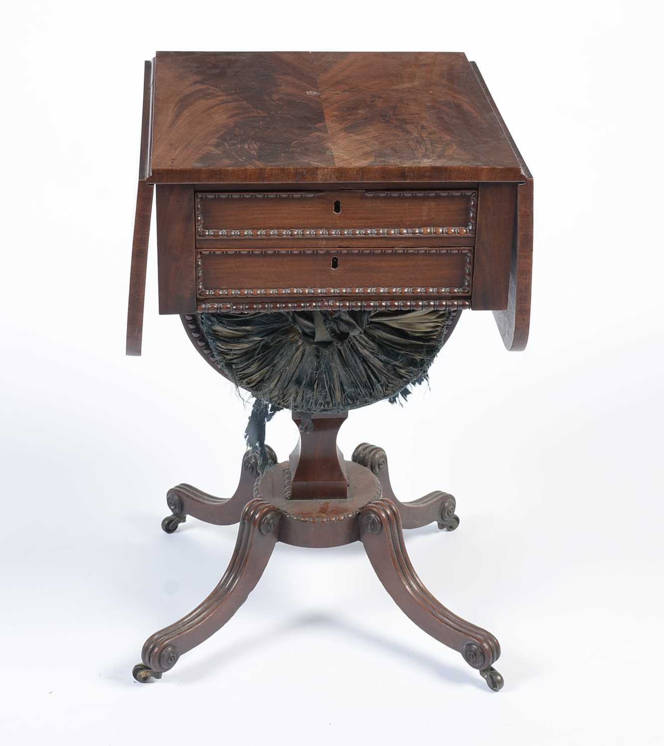 Attributed to William Trotter of Edinburgh: two Regency mahogany work tables - Image 5 of 31