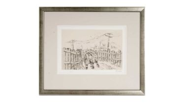 Norman Cornish - The Pit Road | artist's proof lithograph