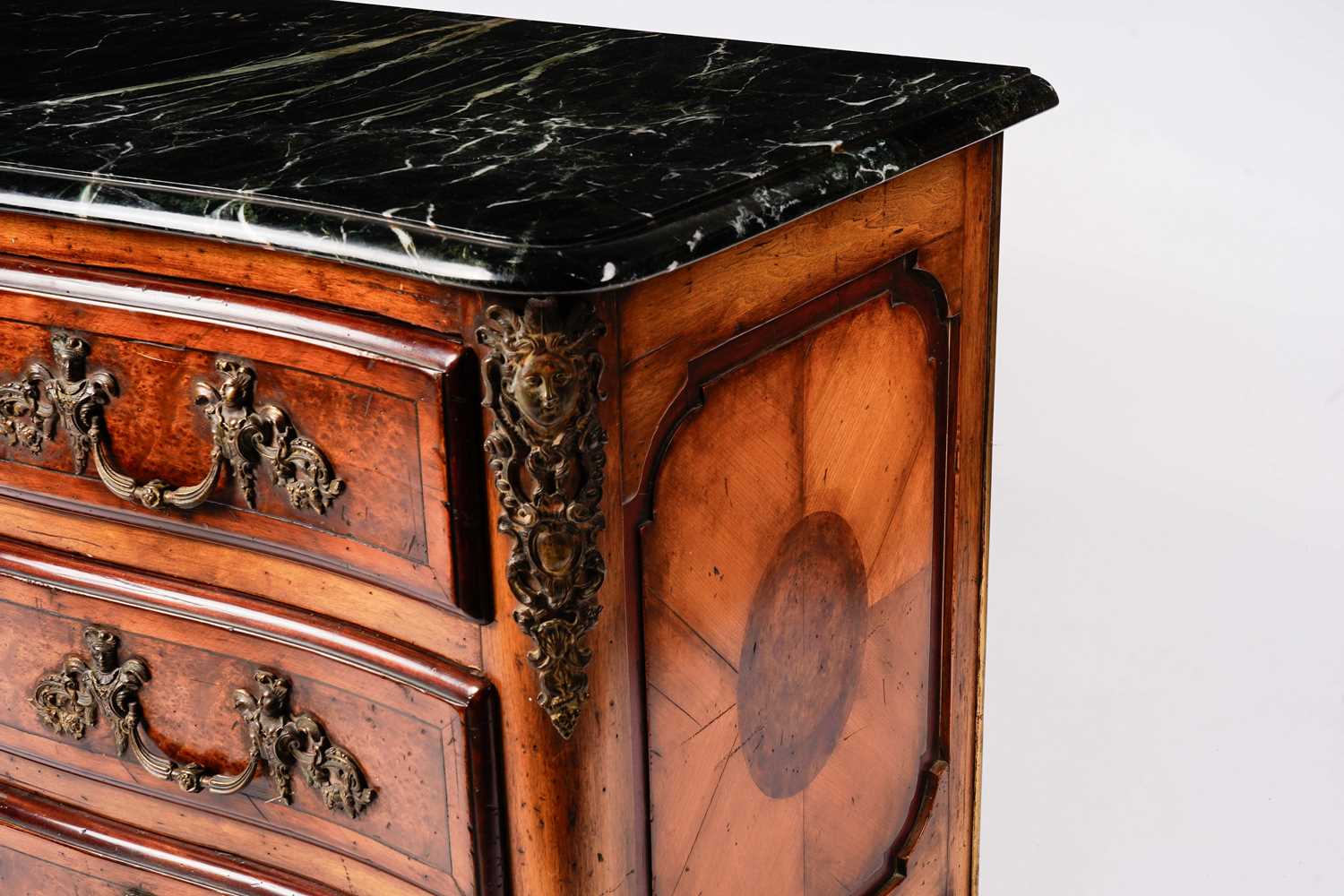 A French Louis XV revival serpentine commode - Image 10 of 17