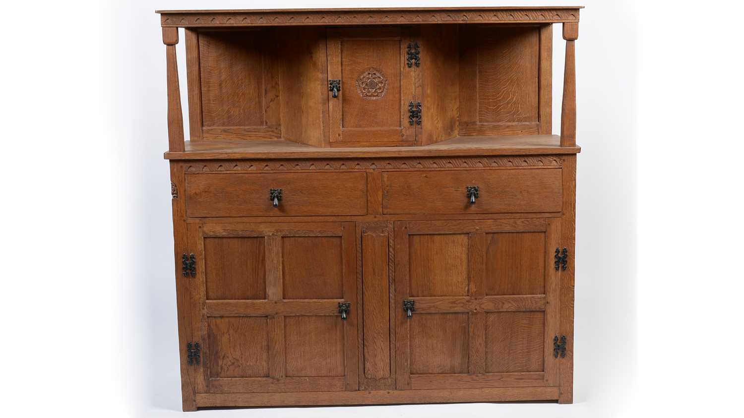 Thomas 'Gnomeman' Whittaker (of Littlebeck): an oak sideboard