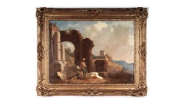 Attributed to Clarkson Frederick Stanfield - Italian Ruins | oil