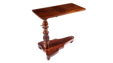 A 19th Century mahogany reading table