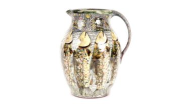 Peter Thomas, Tweedmouth art pottery jug