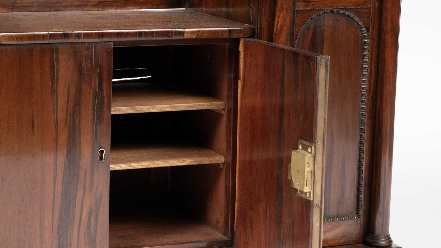 A Regency rosewood cabinet - Image 3 of 12