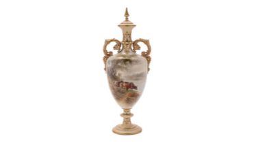 Royal Worcester John Stinton Vase and cover