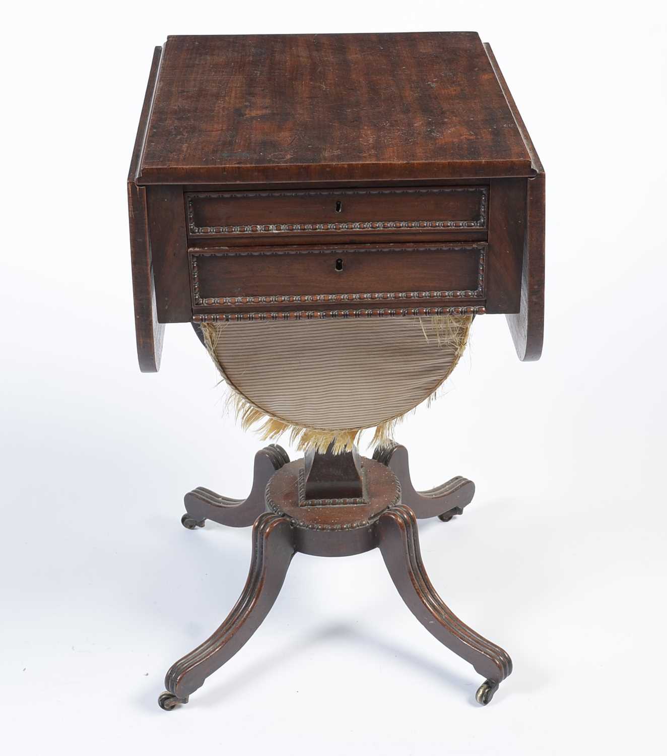Attributed to William Trotter of Edinburgh: two Regency mahogany work tables - Image 30 of 31