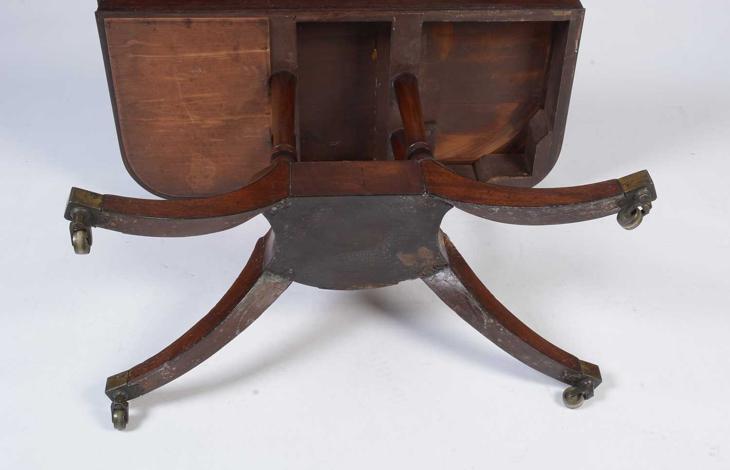 A Regency inlaid mahogany and rosewood crossbanded card table - Image 11 of 18