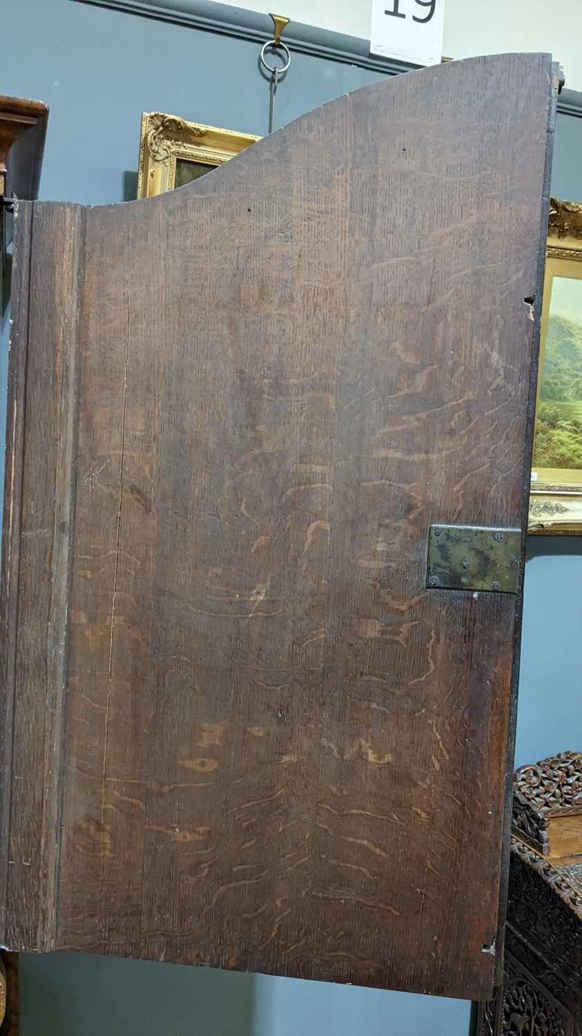 A Dutch burr walnut bombe cabinet on chest, late 18th/early 19th Century - Image 29 of 30