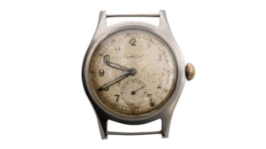 Cortebert A.T.P.: a steel cased manual wind wristwatch