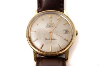 Omega Constellation: a gilt cased automatic chronometer wristwatch