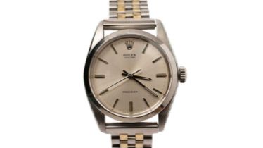Rolex Oyster Precision: a stainless steel cased manual wind wristwatch