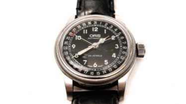 Oris Arrow Date: a stainless steel cased automatic wristwatch