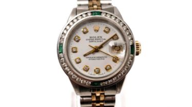 Rolex Oyster Perpetual Datejust: a stainless steel cased automatic wristwatch
