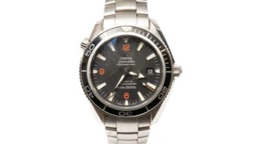 Omega Seamaster Professional Planet Ocean: a stainless steel cased automatic wristwatch