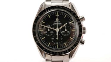 Omega Speedmaster Professional: a stainless steel cased manual wind chronograph wristwatch