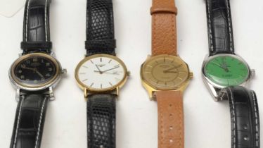 Four wristwatches by Roamer and others