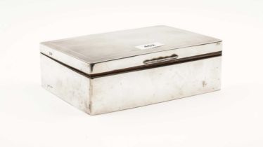 Silver mounted cigarette box