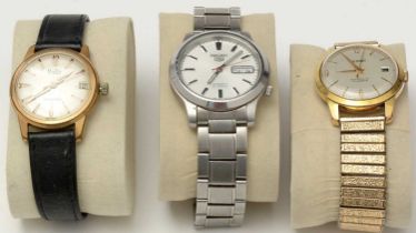 Three automatic wristwatches