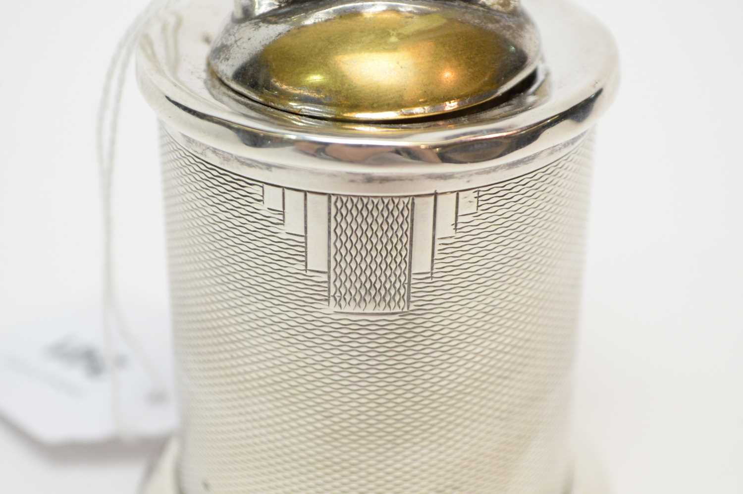 An Art Deco silver cased table lighter, by Mappin & Webb - Image 2 of 5