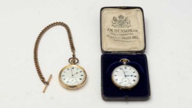 Two pocket watches by Benson and Elgin