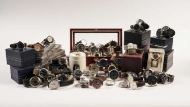 A large quantity of modern dress watches