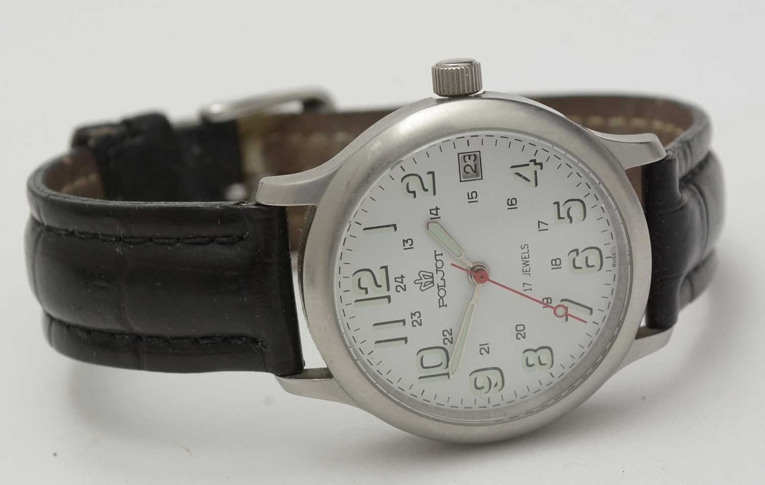 Five wristwatches of Russian and other makers - Image 4 of 13