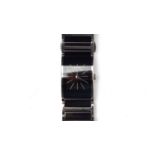 Rado Diastar: a steel and black ceramics cased wristwatch