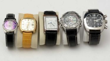 Five dress watches