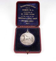 A Victorian Hackney Horse Society winners medal