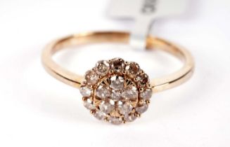 A champagne diamond ring