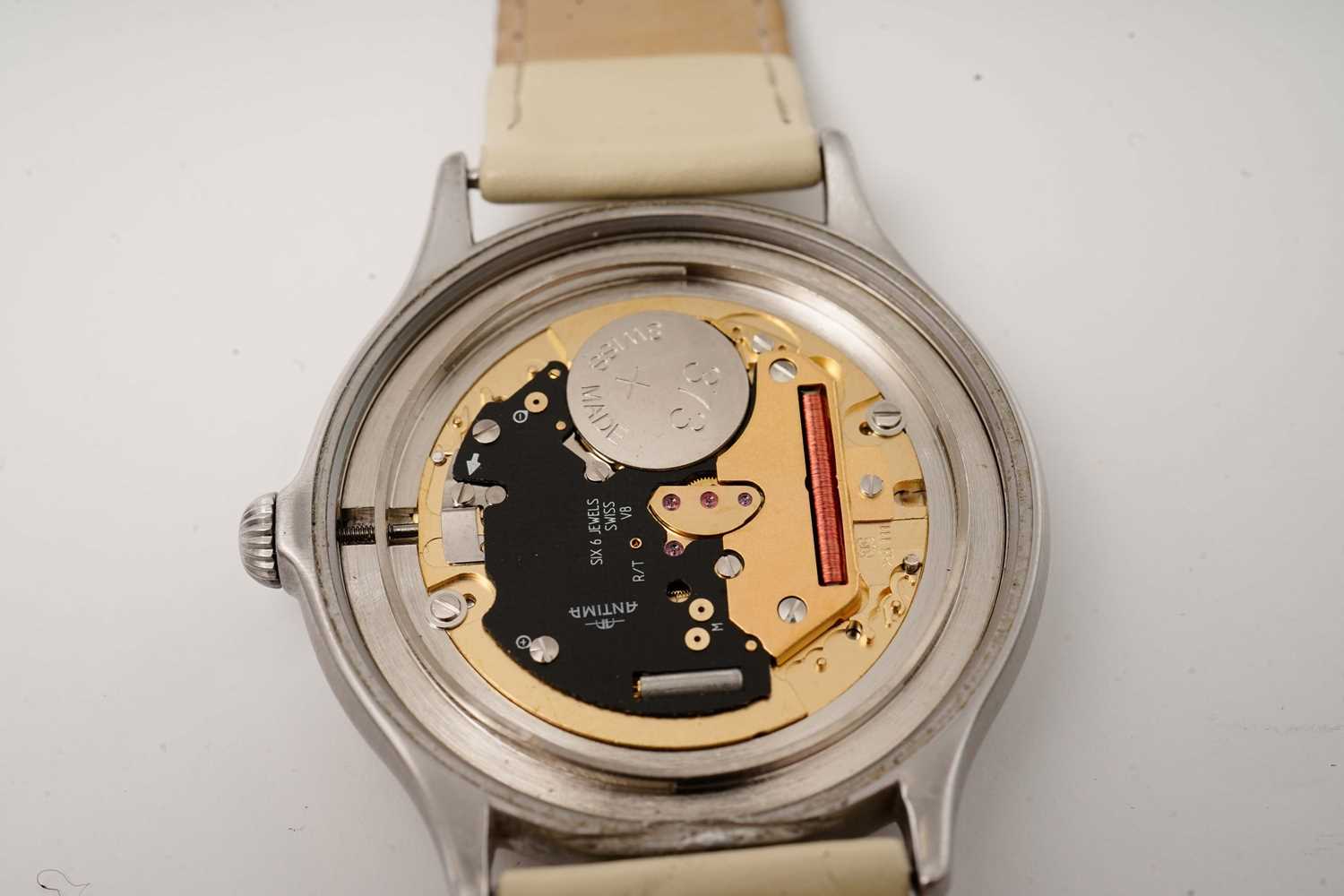 Georg Jensen: a stainless steel cased quartz wristwatch - Image 2 of 3