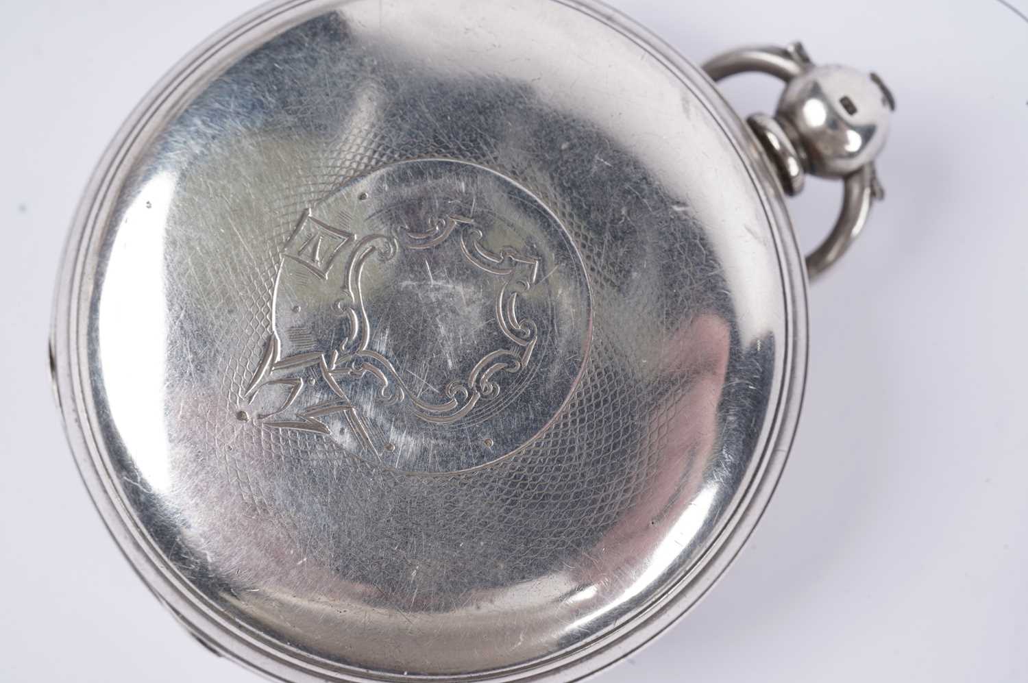 Two Victorian silver pocket watches - Image 3 of 10