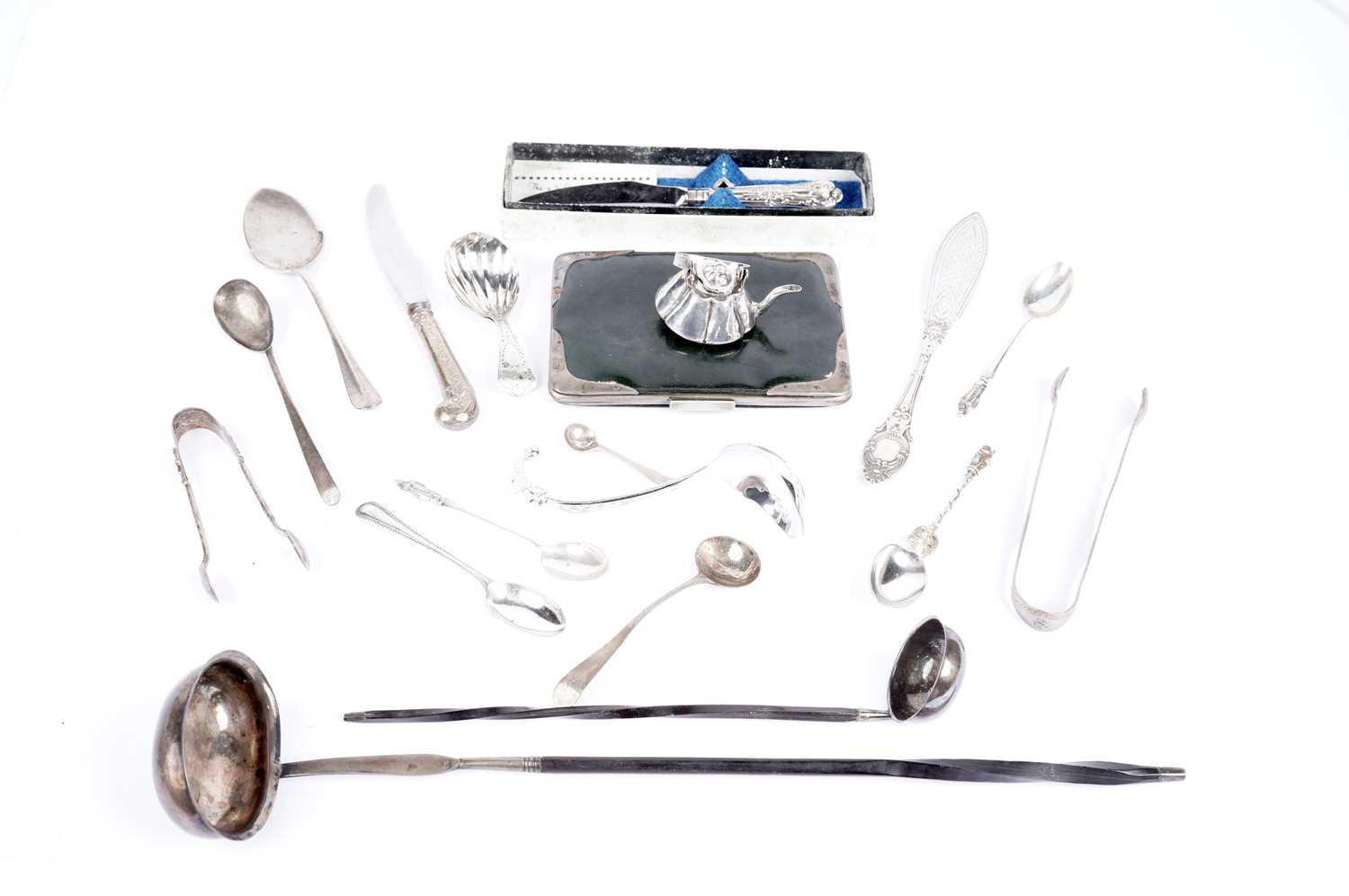 A selection of silver items