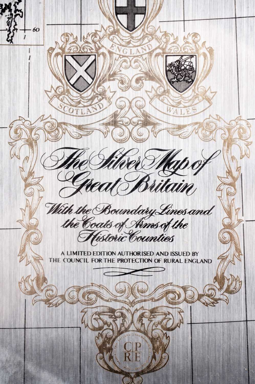 "The Silver Map of Great Britain" limited edition silver map - Image 3 of 5
