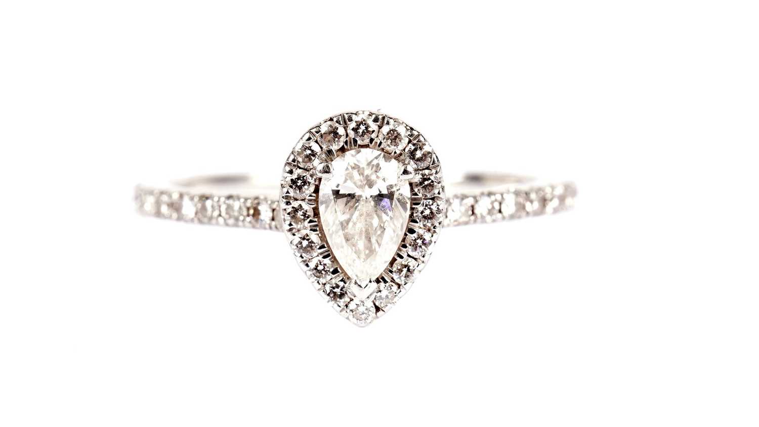 A contemporary Rox single stone diamond ring