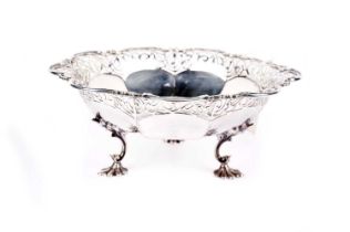 A George V silver bowl, by James Dixon & Sons
