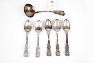 A selection of Newcastle and other silver cutlery