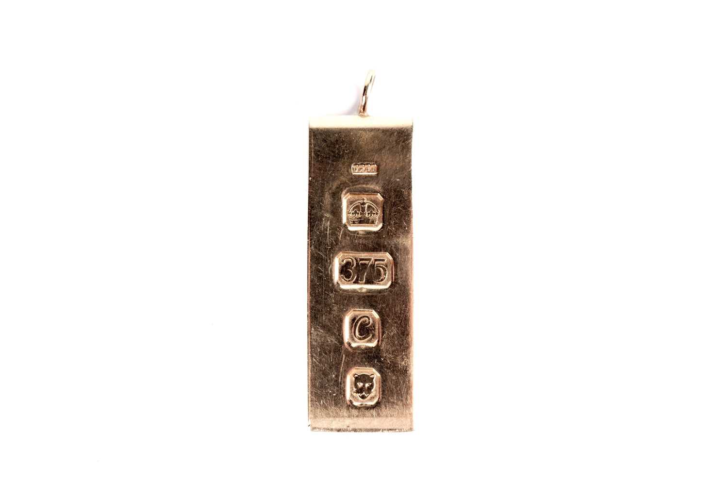 A 9ct yellow gold ingot - Image 3 of 4