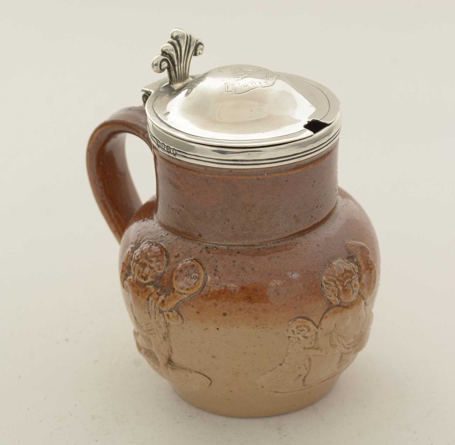 A Victorian Doulton Lambeth stoneware mustard pot - Image 7 of 16