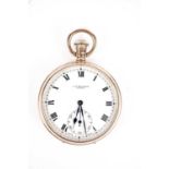 A 9ct gold open-faced pocket watch